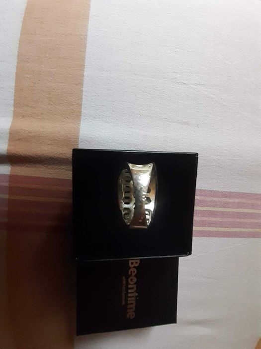 Anel em prata contrastada, NOVO