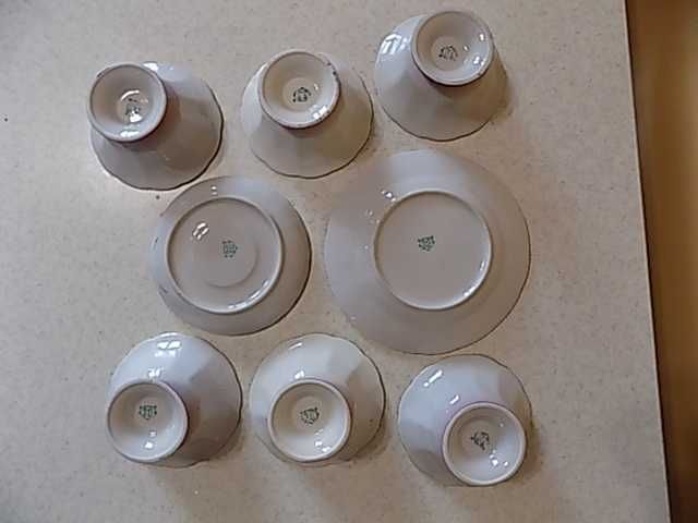 Сервиз Кофейный на 6 персон СССР Цветок Коростень фарфор