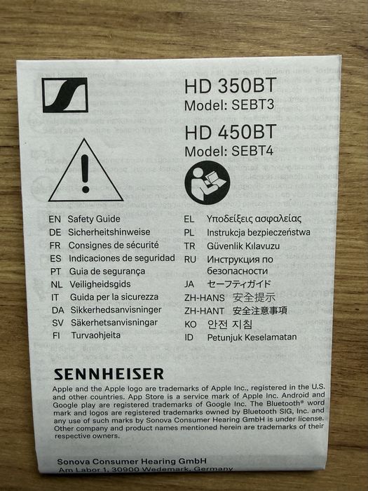 Słuchawki Sennheiser HD 450 BT