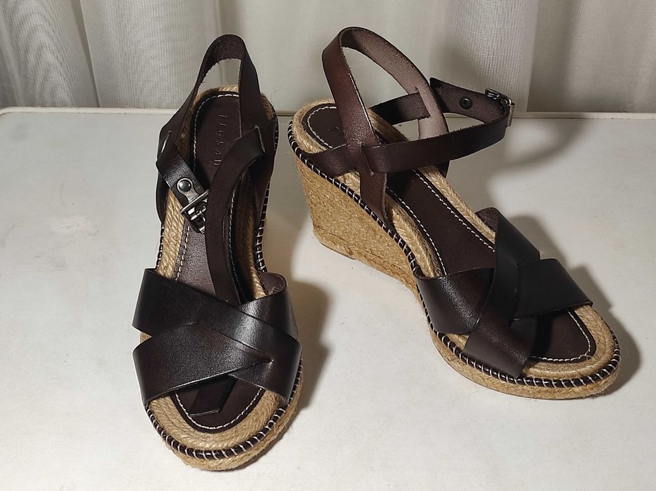 Босоніжки жіночі на платформі,Clarks soft cushion,д.у.25,0см