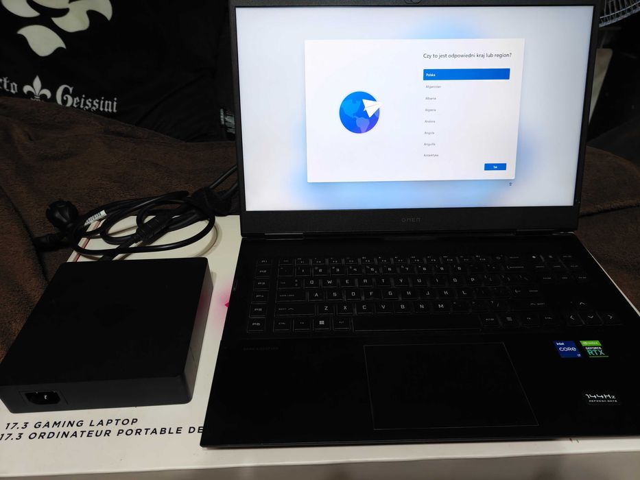 Laptop DLA GRACZY HP OMEN ck0323nw i7 512 GB SSD 32 GB RTX 3060 WIN 11