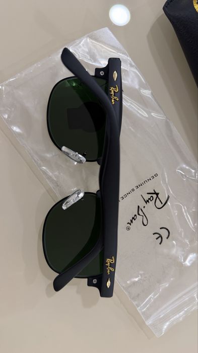 Ray Ban Clubmaster Rb3016 Preto Mate Novos