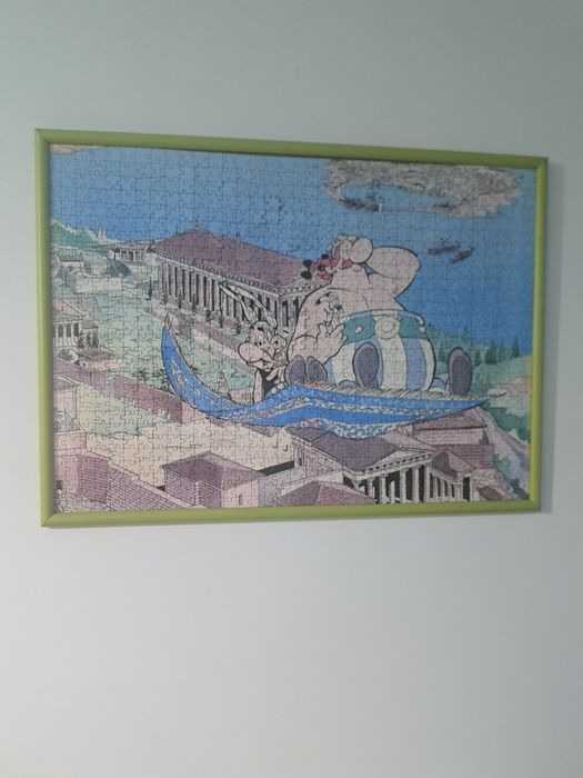 Puzzle com moldura