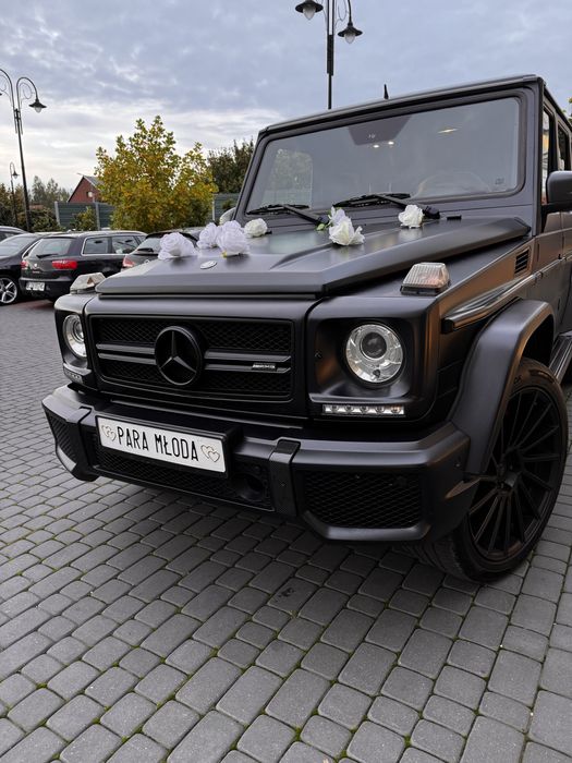 Auto do ślubu auto na wesele g-klasa czarne Torun Białystok Łódź