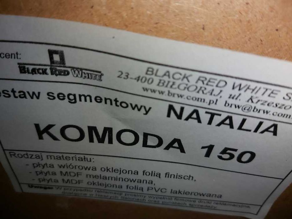 komoda komody witryna witryny zestaw