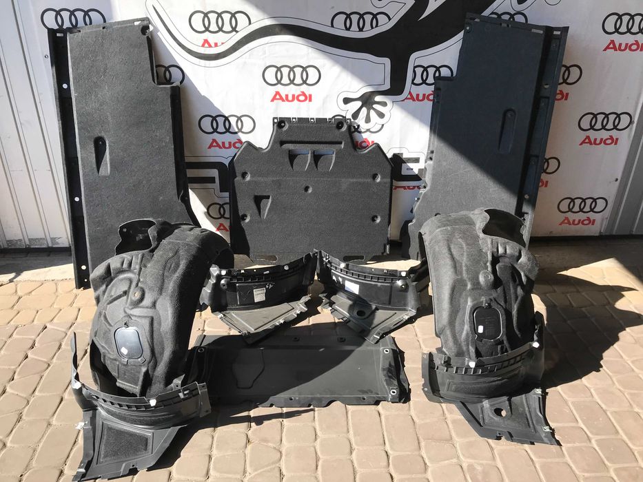 Захист під бампер Audi A6 C7 Ауді A6C7 защита бампера дорестайлинг