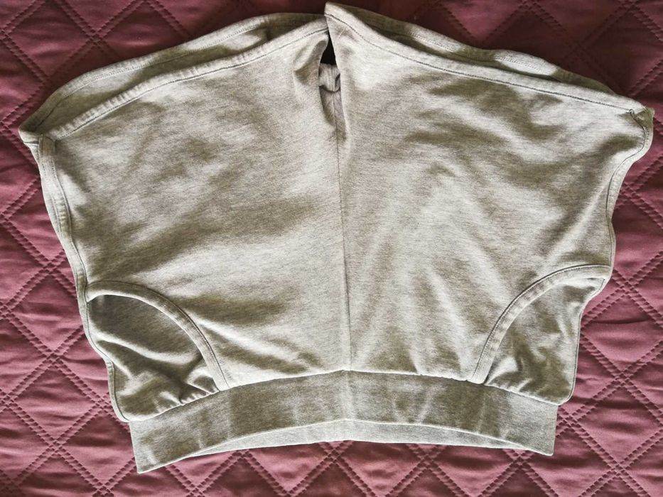 szare szorty / krótkie spodenki dziewczęce 152