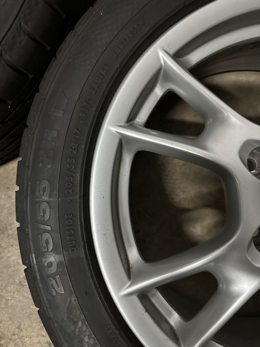 Jantes porsche 17 com pneus