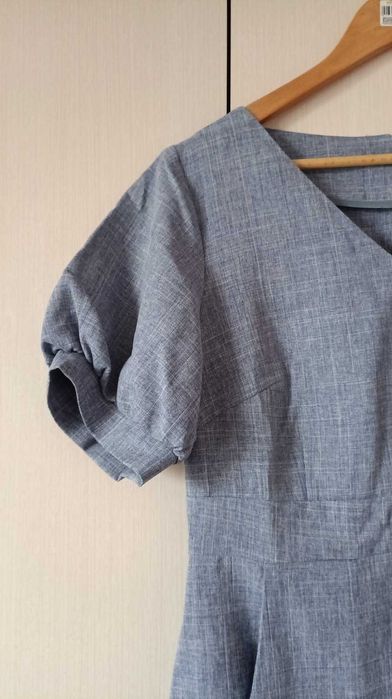 Плаття льон міді р48-50