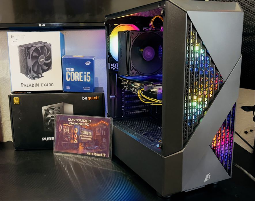 Игровой пк/PC/i5 10400f/RTX 2060/HyperX/SSD+HDD/!