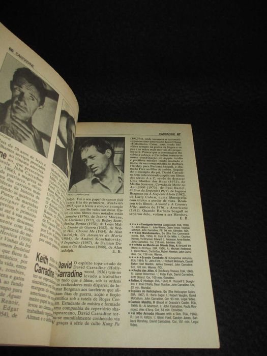 Livro Quem é Quem no Cinema e no Vídeo 1ª edição 1991