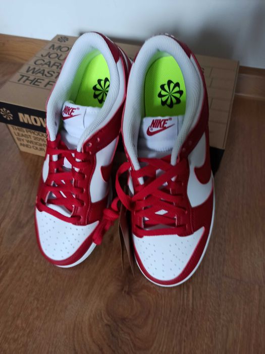 Nike Dunk Low Next Nature White Gym Red  roz. 40 / 25,5 cm DN1431.-101