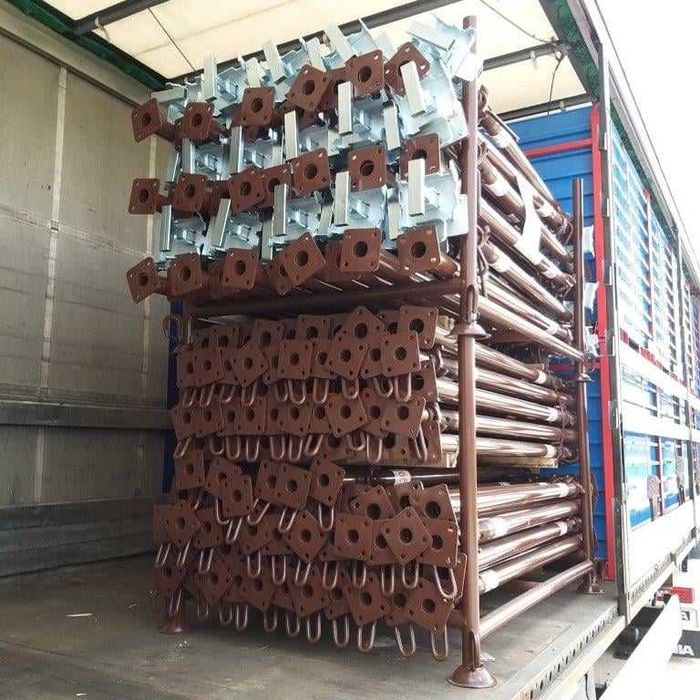 Prumos e cofragem pilares