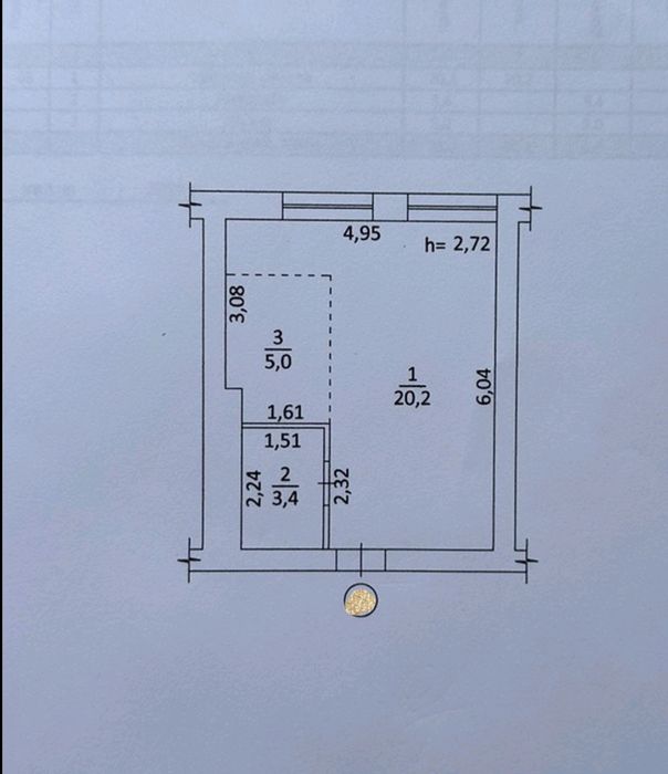 1-кімнатна квартира за адресою (площа 28,6 м²) - Atlanta.ua - фото 10