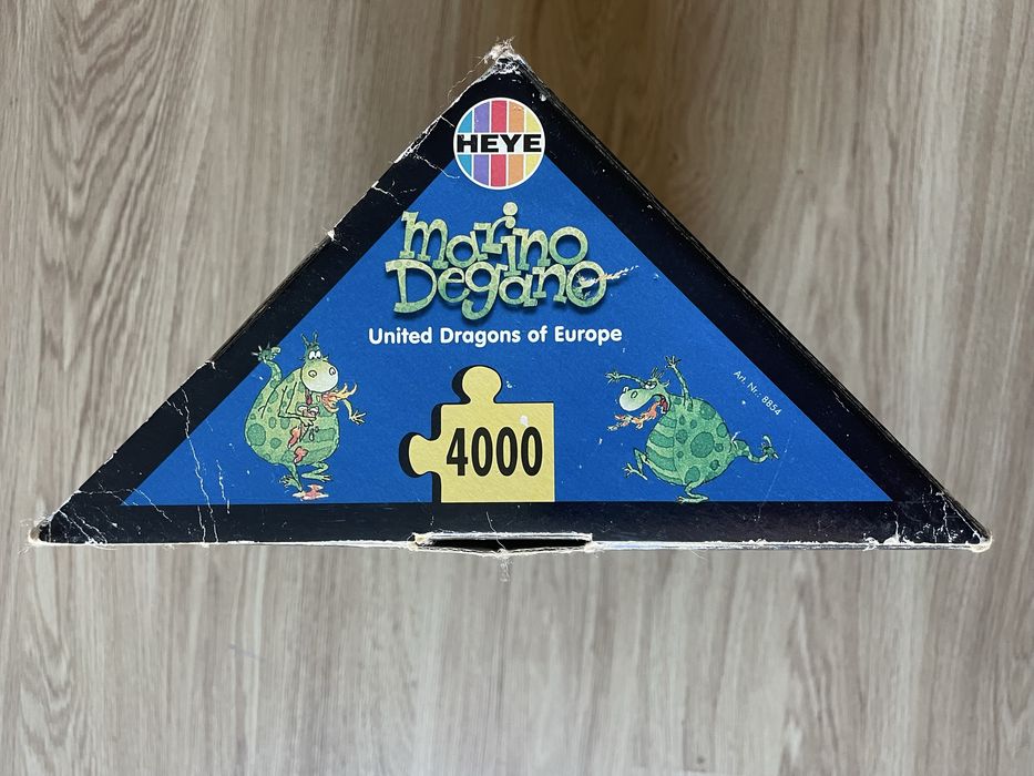 Puzlle 4000 peças para um desafio pessoal ou entre família.