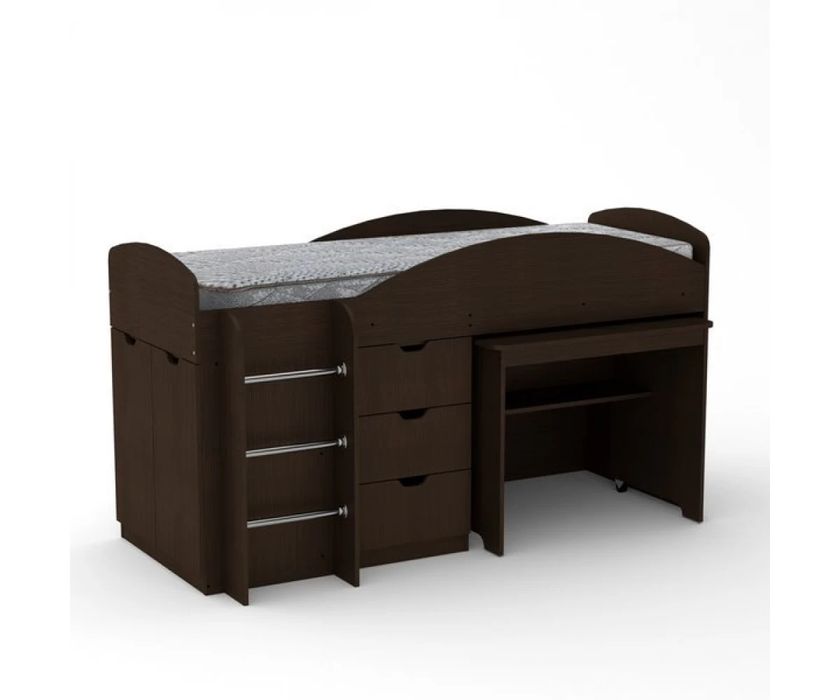 Ліжко-горище зі столом та комодом Універсал