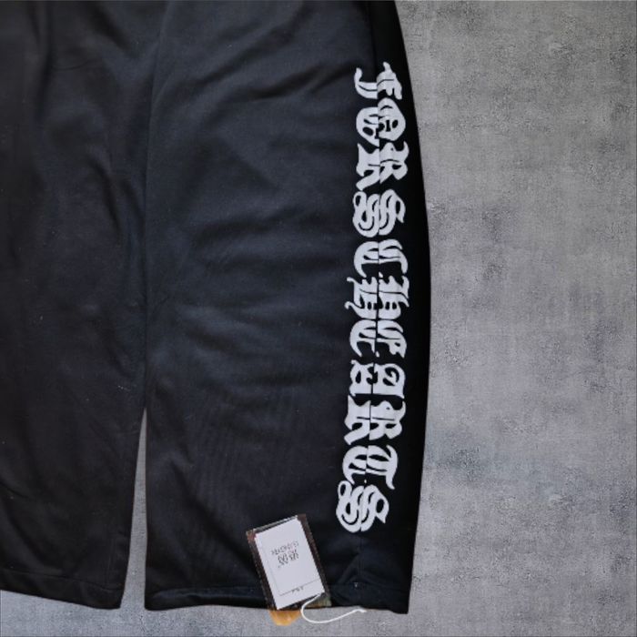 Широкі спортивні чорні  штани з написом  оверсайз baggy sweatpants