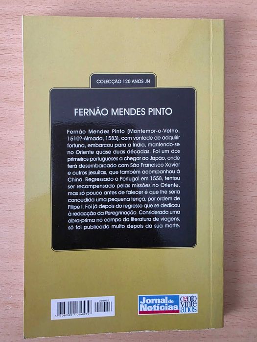 Livro "Peregrinação" de Fernão Mendes Pinto