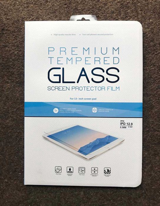 Película de vidro temperado iPad Pro 12.9 (2018) / iPad Pro 12.9 (2020) / iPad Pro 12.9 (2021) / iPad Pro 12.9 (2022)