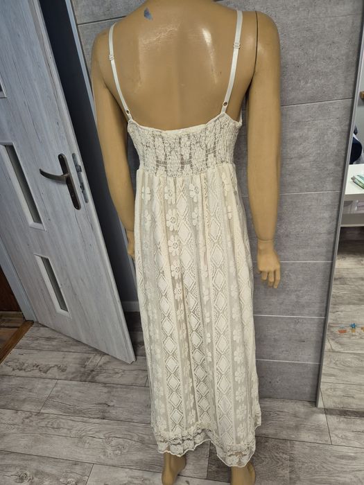 Przepiękna sukienka boho z warkoczami rozmiar 1XL