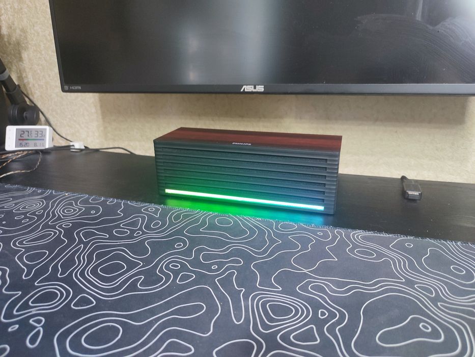 PHILIPS multimedia speaker 3000 series, Саундбар в ретро стилі, RGB, НОВА!! Залишилось 2 шт.