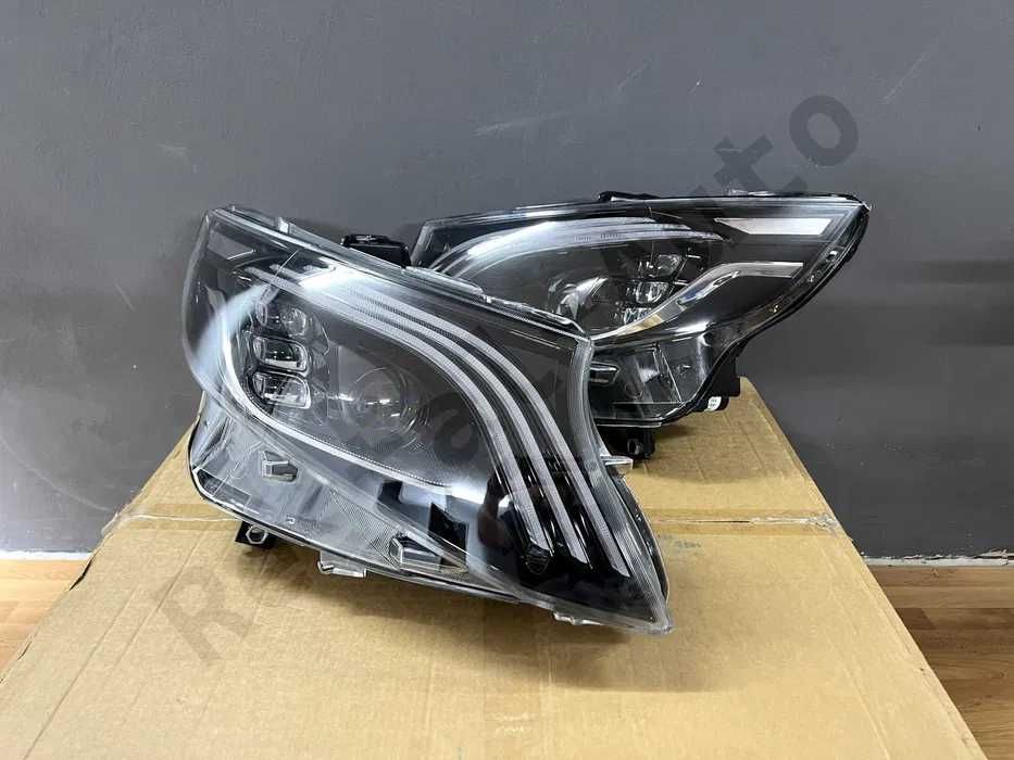 фары mercedes vito w447 ЗАМЕНА ГАЛОГЕНА LED фара Фари оптика