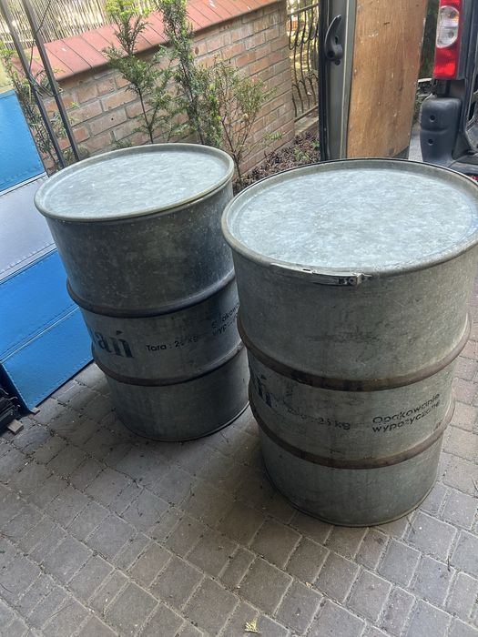 Beczka ocynkowana 200l.