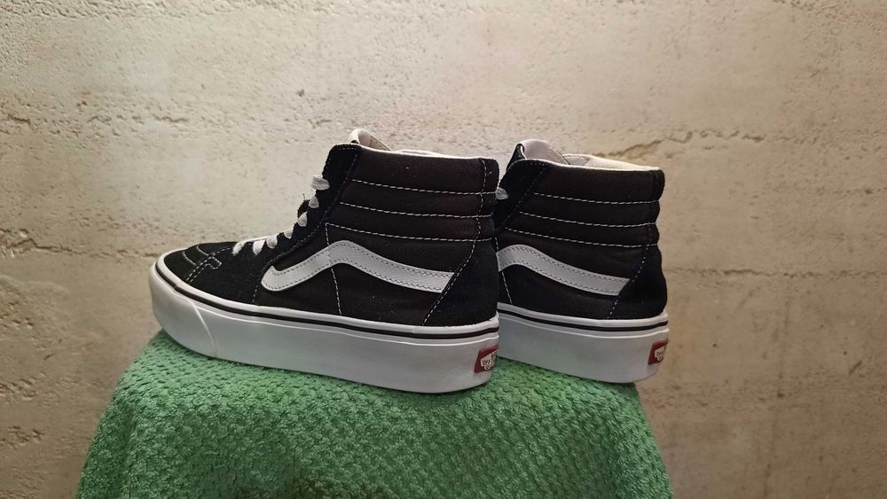 Damskie trampki VANS SK8 HI PLATFORM 2.0 r.37,5 skóra stan idealny