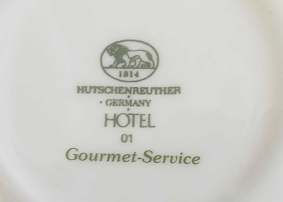 Hutschenreuther - Serviço porcelana alemã 37 peças