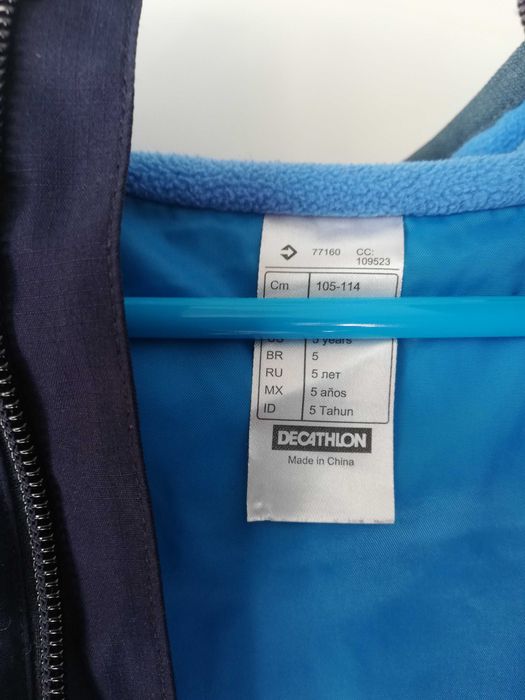 Blusão quentinho quechua 5 anos