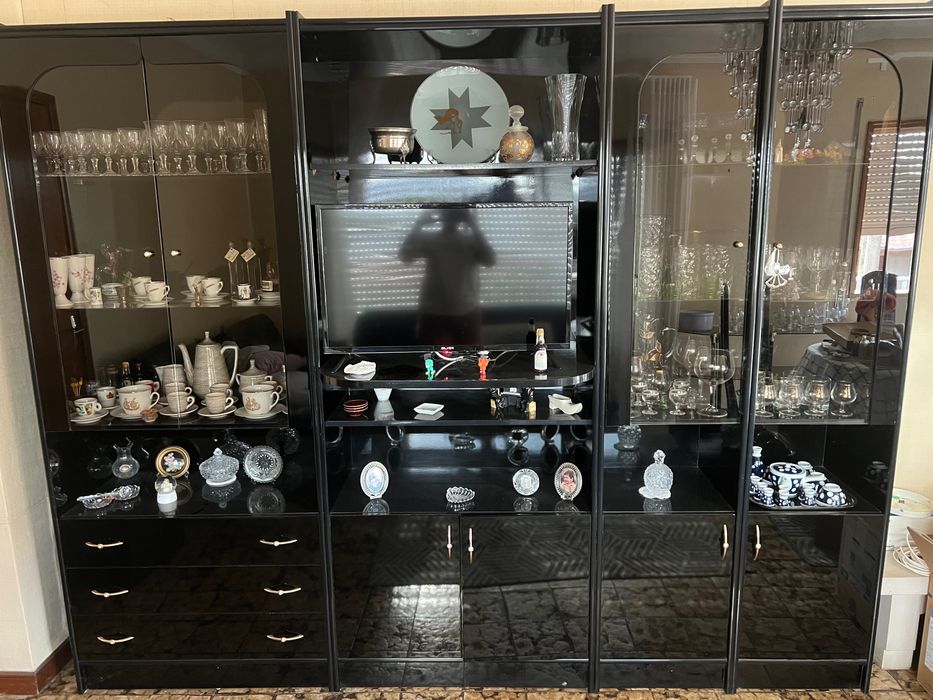 Móveis de sala pretos