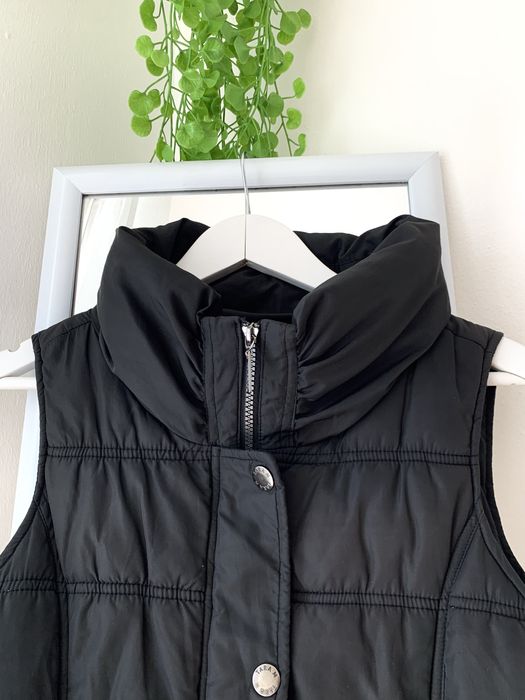 Colete comprido preto