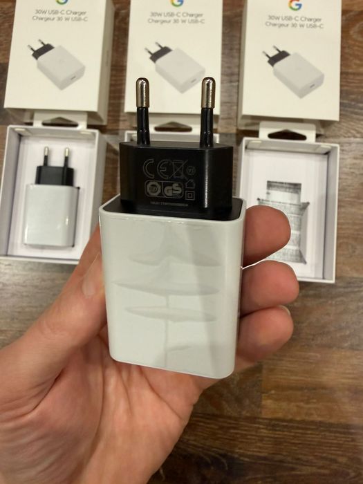 Оригинальный адаптер Google Pixel 30 Вт быстрая зарядка, блок usb-c