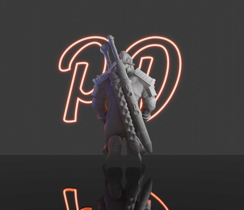 Geralt Wiedźmin figurka Medytacja