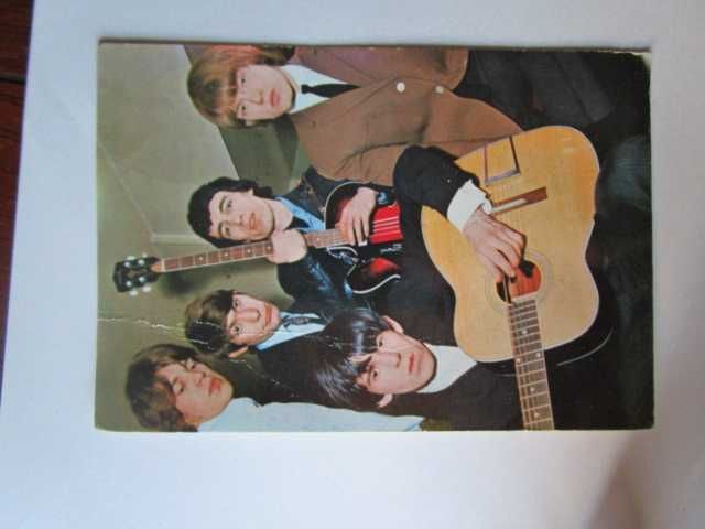 Rolling Stones bilhete postal antigo