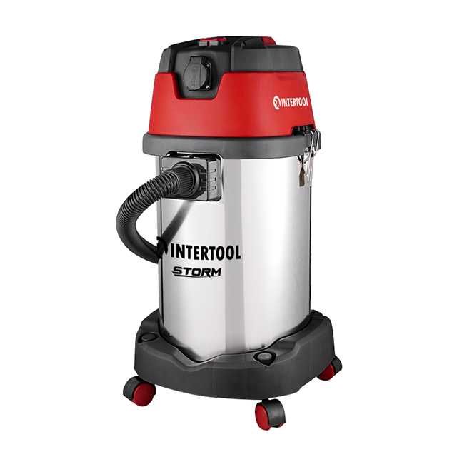Пилосос будівельний 1.4 кВт 2 Stage, бак 30 л
INTERTOOL WT-1430 STORM
