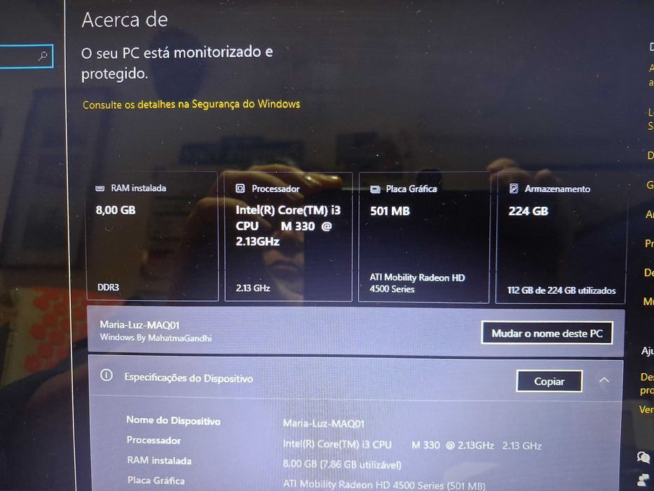 portátil da Toshiba