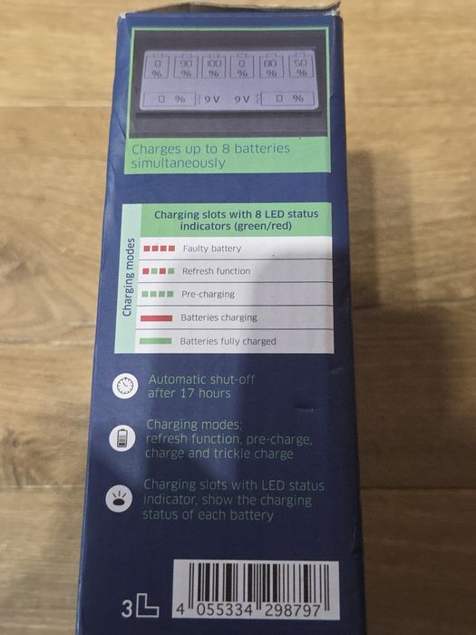 Ładowarka do akumulatorów akumulatorów  bateri AA AAA C  D 9V