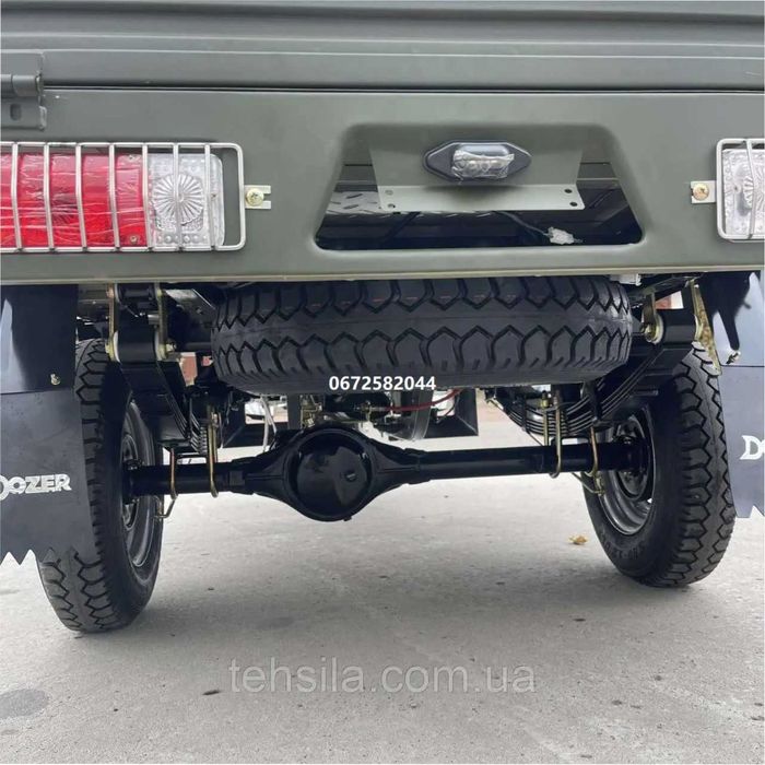 Трицикл вантажний DОZЕR Model 250 бензиновий Дозер доставка безкоштовна під двір без передоплат гарантія сервіс