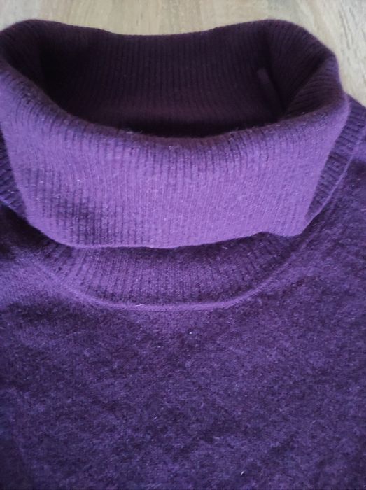 Kaszmirowy golf damski rozmiar XL