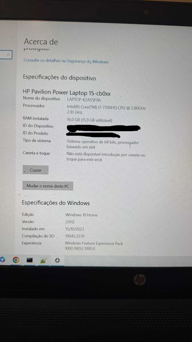 Portátil em óptimo estado | Hp Pavillion | 1TB SSD | 16Gb RAM