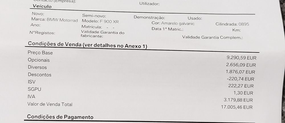 BMW F900XR 2020 full extras