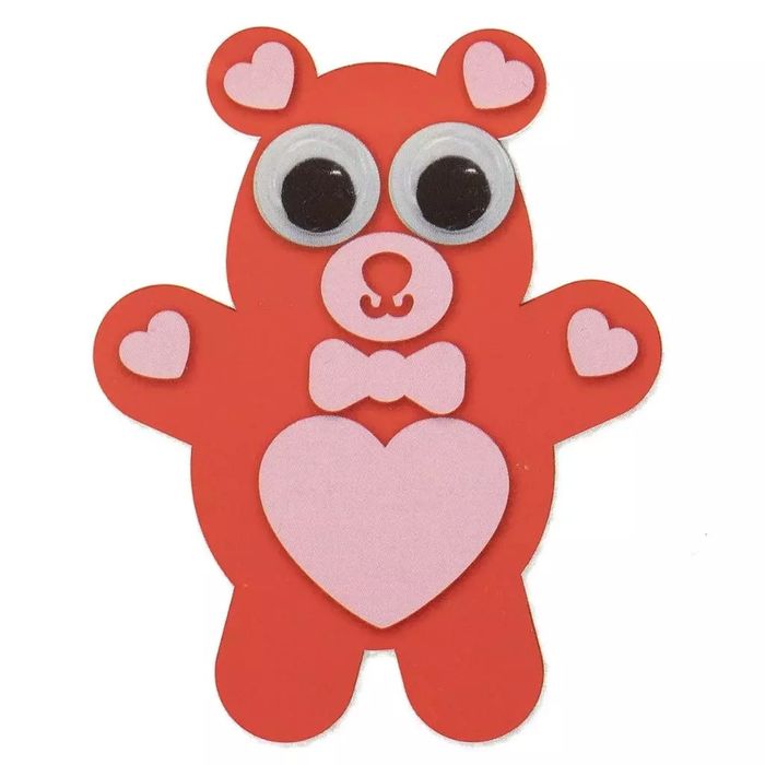 Wyklejanka miś DIY z pianki. Arpex