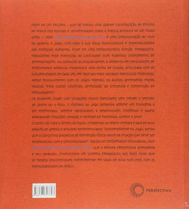 Jogos teatrais na sala de aula de Viola Spolin