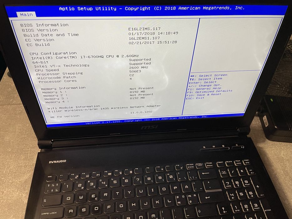 Msi gt62vr Dominator pro gtx1070 gamingowy