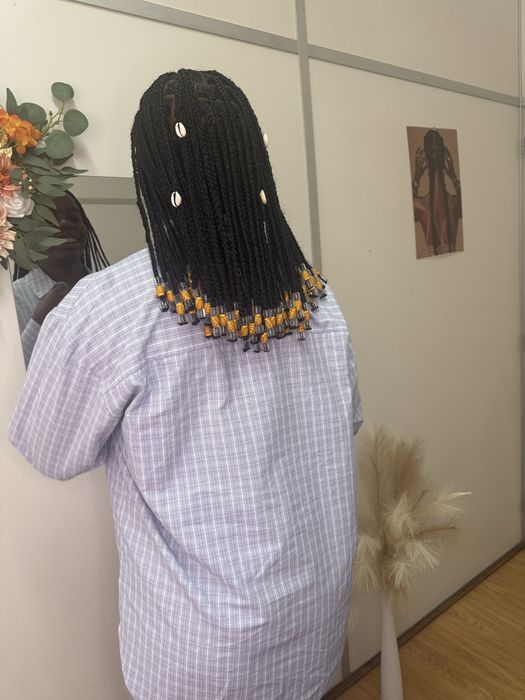 Tranças africana no porto