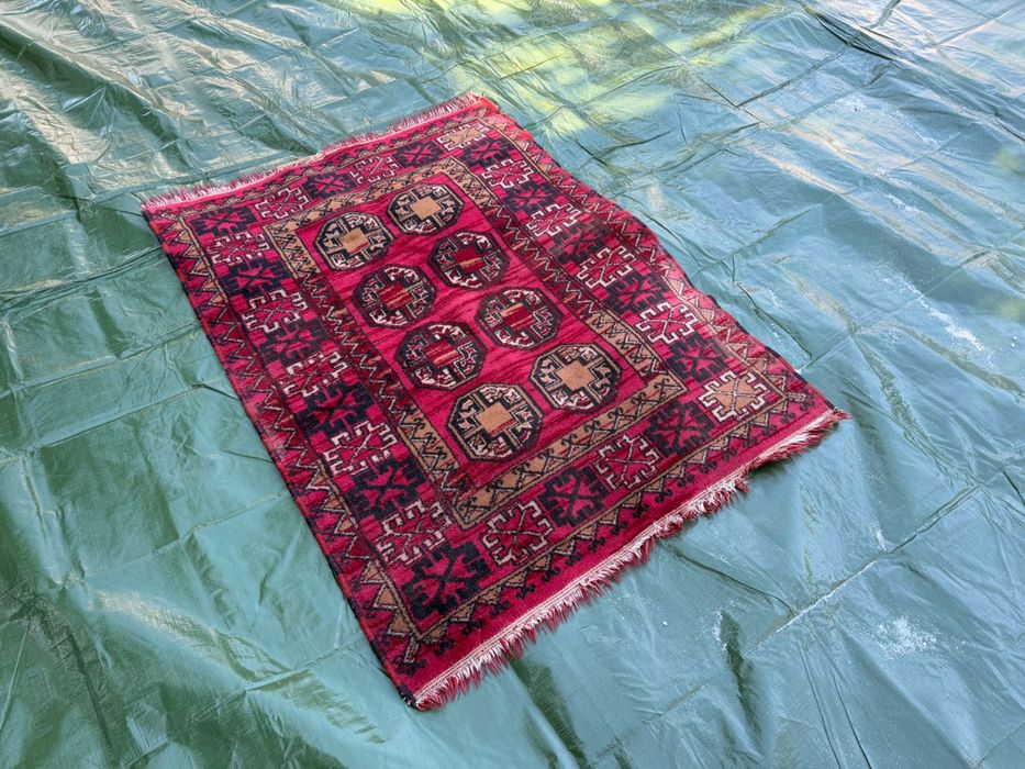 Dywan perski Turkmeński Buchara 140x100 ręcznie tkany Vintage