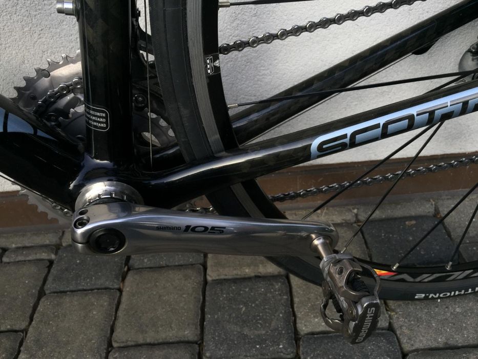 Karbonowy rower szosowy Scott mała rama S-ka.
