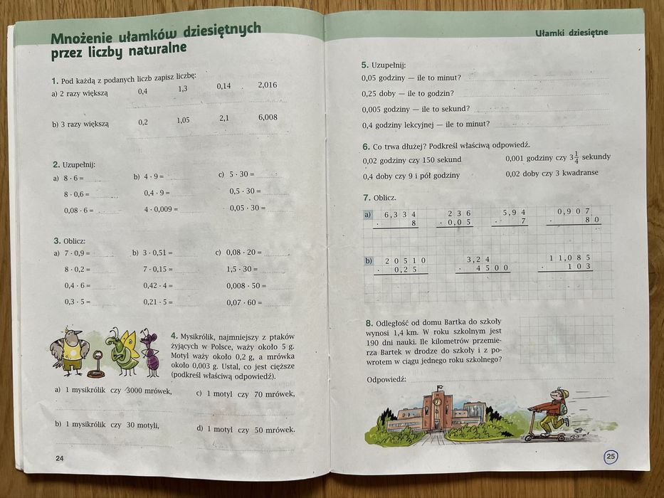 Matematyka z plusem klasa 5. ĆWICZENIA. WERSJA A czesc 3/3