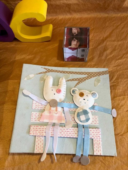 conjunto de artigos decorativos - novos - com 50% desconto